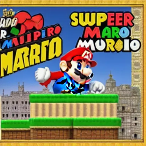 Image similar to super mario mafia