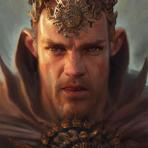 Prompt: the flame god as a realistic d & d fantasy character, closeup portrait art by donato giancola and greg rutkowski, vintage retro, realistic face, digital art, trending on artstation, symmetry!!