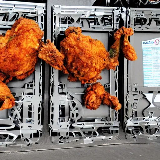 Image similar to Gates of Metal Fried Chicken of Death