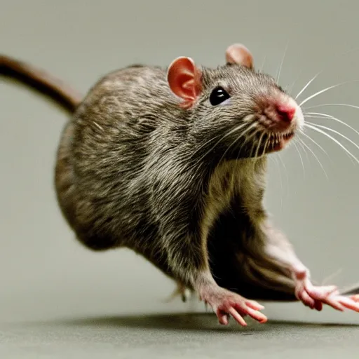 Image similar to spinning rat in multiple directions, trending on ratstation, high rat quality, winner of the rat award