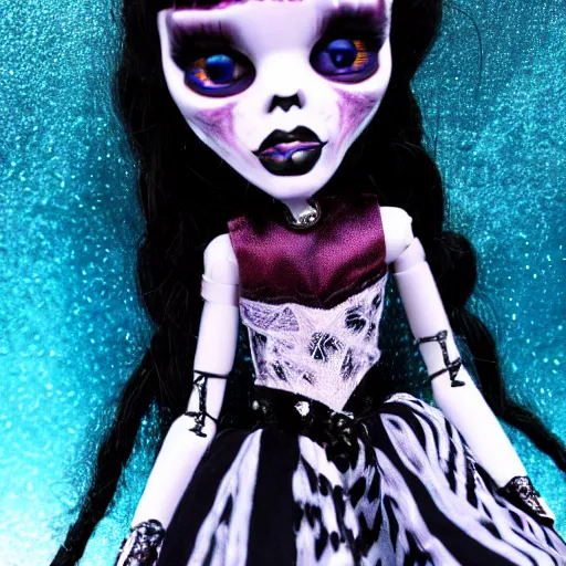 Image similar to monster high haunt couture doll, photography, hd, award winning photo.