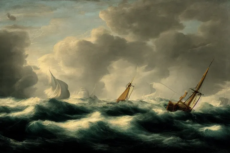 Image similar to a storm at sea