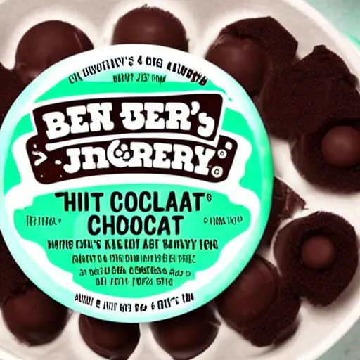 Image similar to ben and jerry's chocolate mint icecream