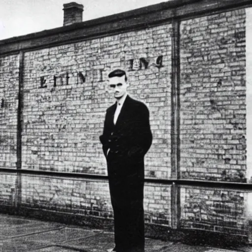 Image similar to alan turing building the enigma