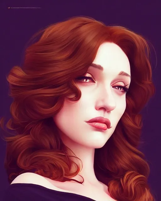 Image similar to a beautiful gina gershon christina hendricks kat dennings dolly parton instagram model, cascading hair, by wlop and ilya kuvshinov and artgerm,, gorgeous, stunning, alluring, artstation, deviantart, digital art