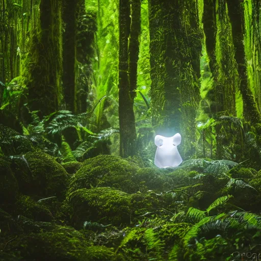 Image similar to chrome blob in rainforest, canon eos r 3, f / 1. 4, iso 2 0 0, 1 / 1 6 0 s, 8 k, raw, unedited, symmetrical balance, in - frame