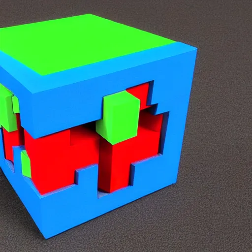 Image similar to a three dimensional representation of a four dimensional cube