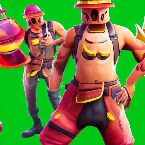 Image similar to a slice of bacon as a fortnite character