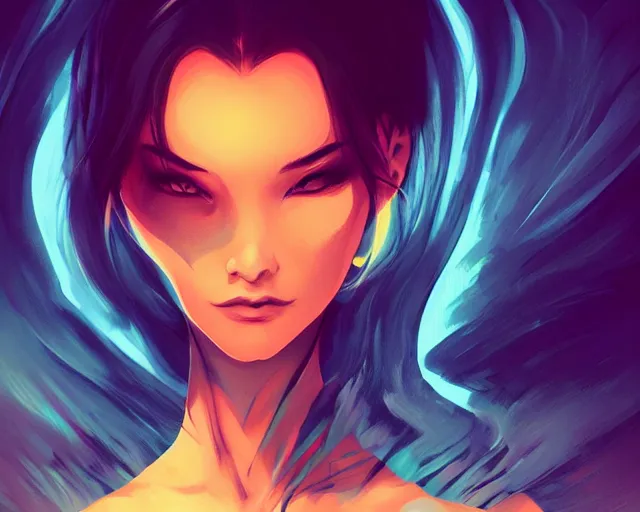 Prompt: relentless, a simple vector based illustration, by ross tran, artgerm, surrealism