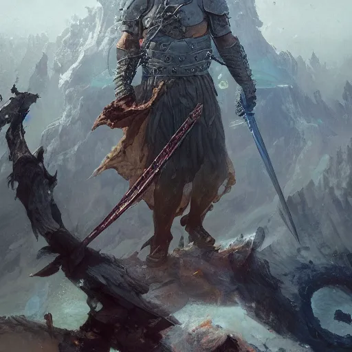 Image similar to portait of a adam sandler swinging his long sword, front game card, drark, marvel comics, dark, intricate, highly detailed, smooth, artstation, digital illustration by ruan jia and mandy jurgens and artgerm and wayne barlowe and greg rutkowski and zdislav beksinski