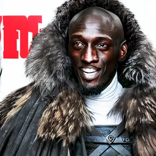 Image similar to Kevin Garnett as Jon Snow