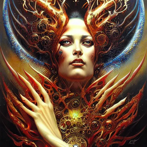 Image similar to Divine Chaos Engine by Karol Bak