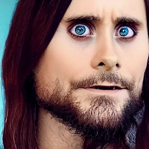 Image similar to jared leto made of legos