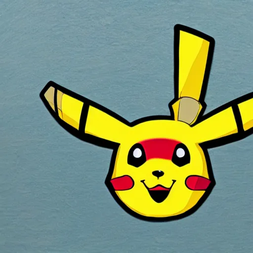 Prompt: a ruby Pikachu