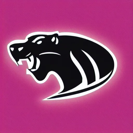 Image similar to sports logo detailed vector panther