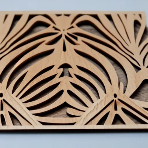 Image similar to layered lasercut wood