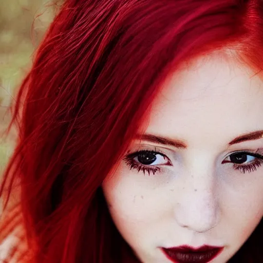 Image similar to girl with red hair