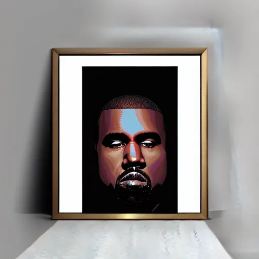 Cubism rap album cover for Kanye West DONDA 2 designed