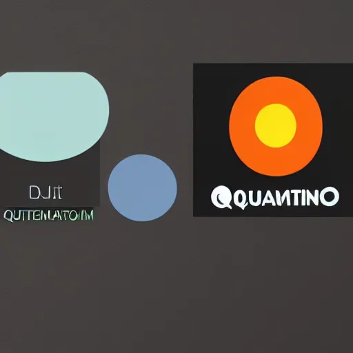 Prompt: Create a logo based around quantum dots and nanomaterials