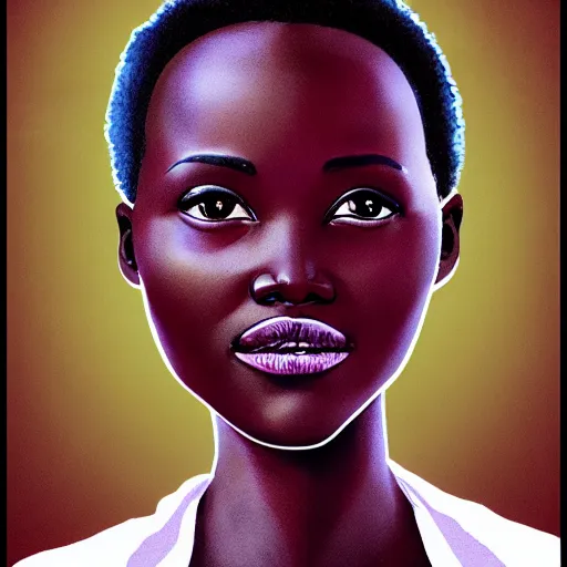 Image similar to lupita nyongo as a character by jk rowling, concept art