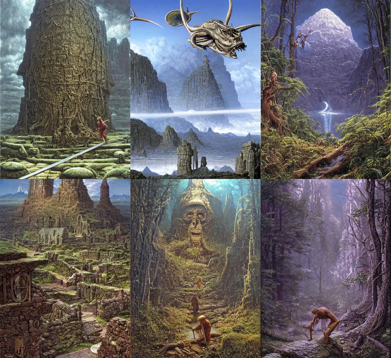 Prompt: artwork by Ted Nasmith