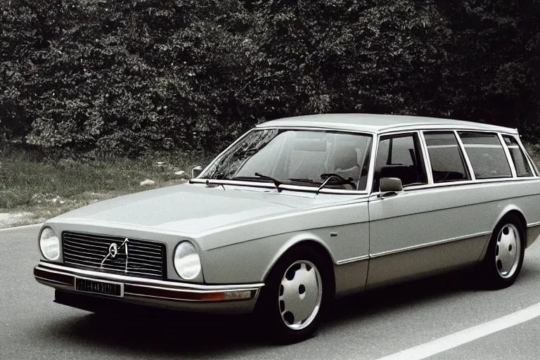 Prompt: designed by giorgetto giugiaro 1 9 7 3 volvo 1 8 0 0 es wagon, ektachrome photograph, volumetric lighting, f 8 aperture, cinematic eastman 5 3 8 4 film