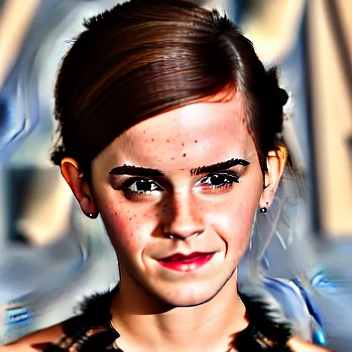 Prompt: emma watson new pixar disney dreamworks warner bros character, highly detailed, extremely high quality, hd, 4 k, 8 k, professional photographer, 4 0 mp, lifelike, top - rated, award winning, cinematic, realistic, detailed lighting, detailed shadows, sharp, no blur, edited, corrected, trending