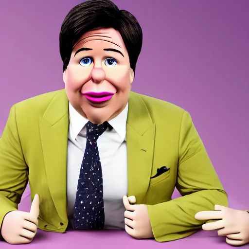 Image similar to michael mcintyre as a muppet