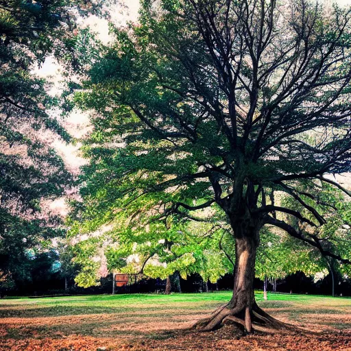 Prompt: a tree giving a lecture in math, photography, school,