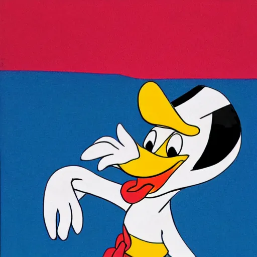 Prompt: donald duck animated by ralph bassi