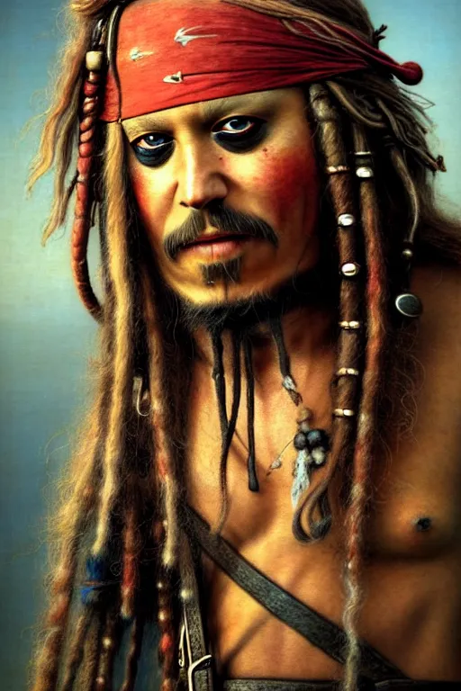 Image similar to perfectly - centered portrait - photograph of boris johnson as captain jack sparrow, real life portrait illustration by beksinski and jean delville, unreal engine 5, photorealism, hd quality, 8 k resolution, cinema 4 d, hdr dramatic cinematic lighting