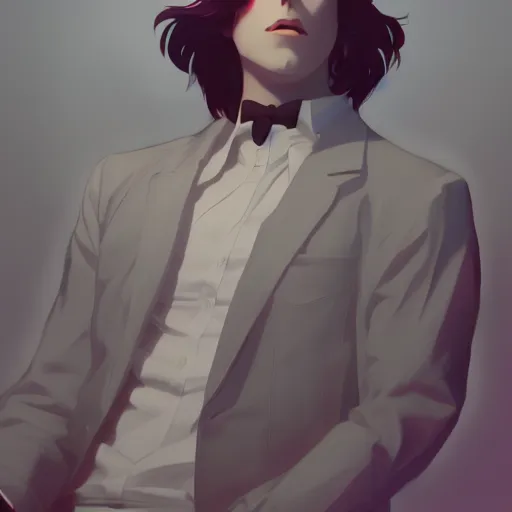 Prompt: oscar wilde as Dorain Grey ambient lighting, 4k, anime key visual, lois van baarle, ilya kuvshinov, rossdraws, artstation