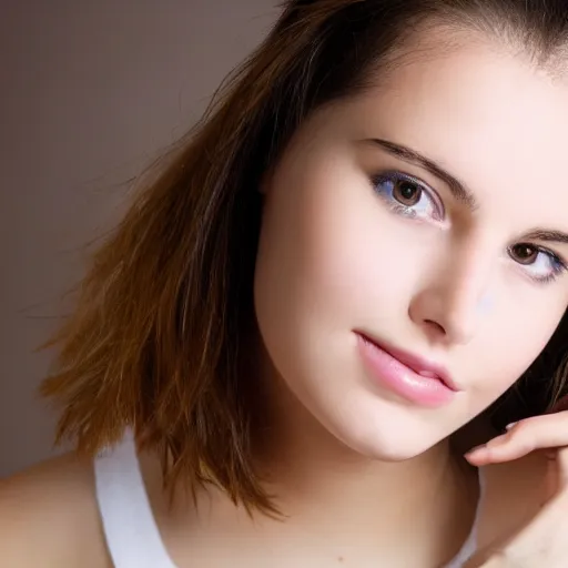 Image similar to portrait photo of attractive 2 0 years old woman