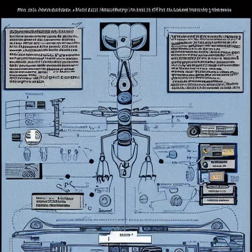 Prompt: blueprint of secret alien technology