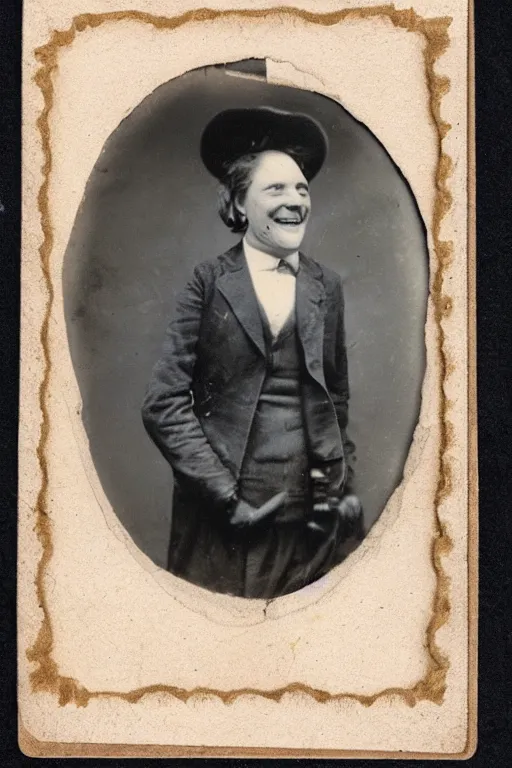 Prompt: cabinet card of beautiful people, happy, smiling,