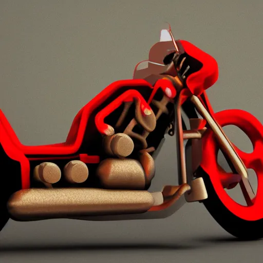 Image similar to motorcycle made out of candy and gummy bears, global illumination, photorealistic