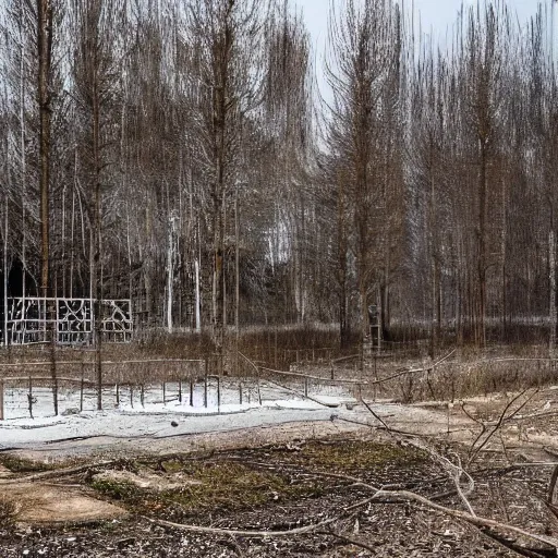 Prompt: Chernobyl exclusion zone