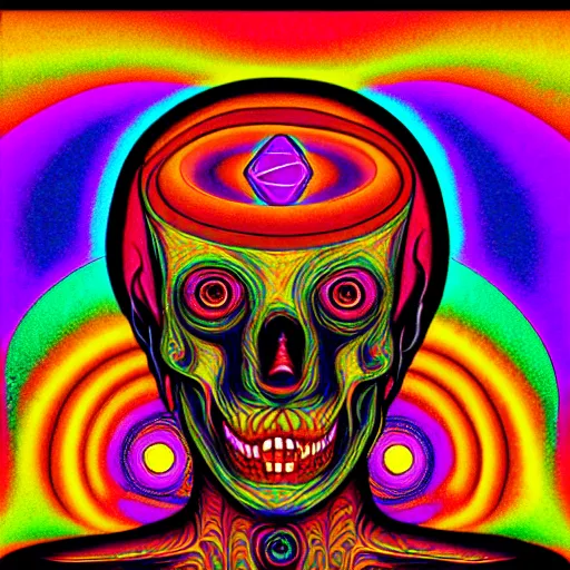 Image similar to dmt ego of death, 8 k, detailed