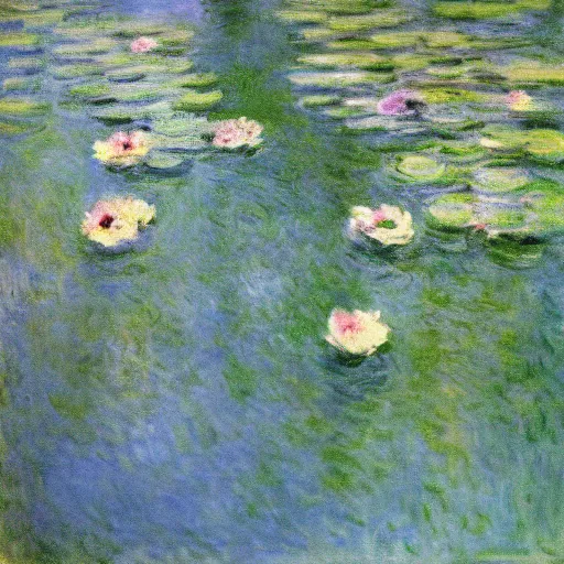 Image similar to all the small things, Monet