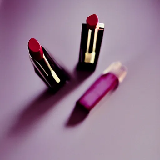 Prompt: lipstick. product photo. glamour photography. 2 0 0 3.