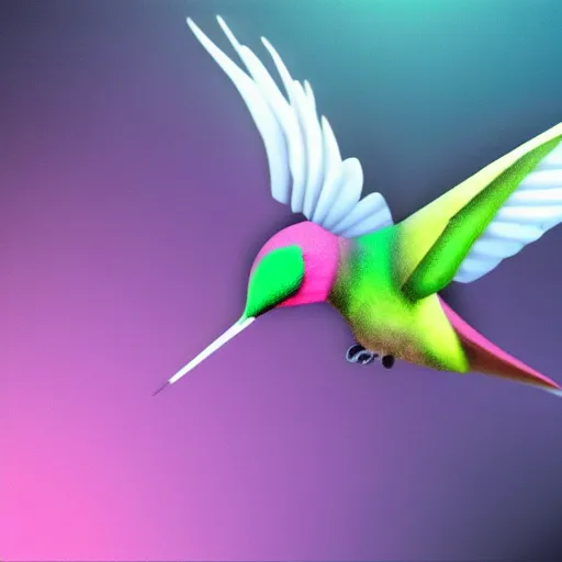 Prompt: ultra realistic cyber!!!! hummingbird
