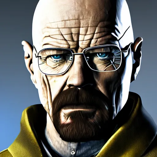 Image similar to walter white in rainbow six siege, 4 k, highly detailed