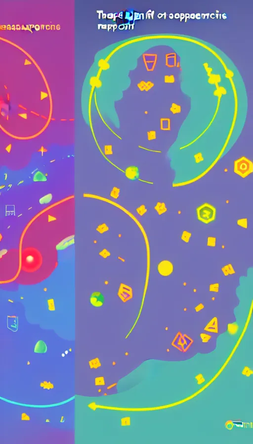 Image similar to the two complementary forces that make up all aspects and phenomena of life, by Kurzgesagt,