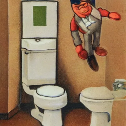 Image similar to toiletman