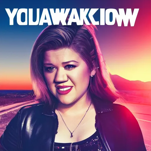 Image similar to young Kelly Clarkson's Breakaway album cover 3D render in the style of GTA V, 4k