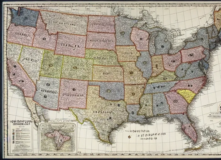 Prompt: a political map of the superstates that rule earth in the year 3 0 0 0, beautiful composition, amazing details, map illustration