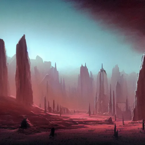 Image similar to a beautiful matte painting of necrogenesis by Dean Ellis, award winning, atmospheric, epic and stunning, intricate details, sense of awe, anthropomorphic, featured on artstation