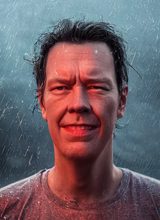 Prompt: butthead in real life, face centered portrait of butthead, confident, fog, rain, volumetric lighting, beautiful, golden hour, sharp focus, ultra detailed, cgsociety by leesha hannigan, ross tran, thierry doizon, kai carpenter, ignacio fernandez rios, noir art house, 4 k, 3 5 mm, fujifilm