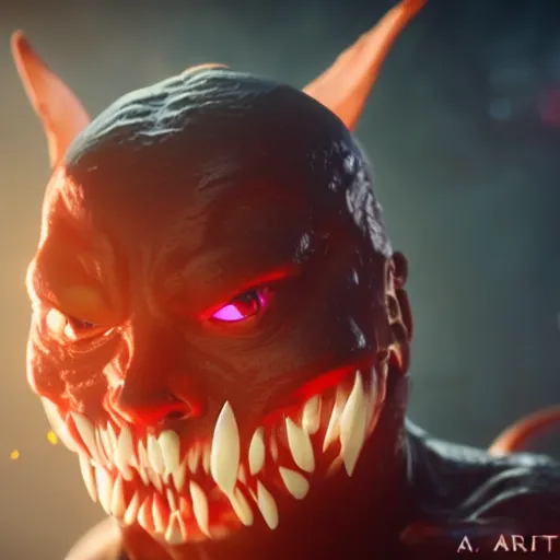 Prompt: portrait of a evil taco possessed by demon, expression, unreal engine, by artgerm, wlop and ross thran, dramatic cinematic lighting rendered by octane, 8 k, detailed