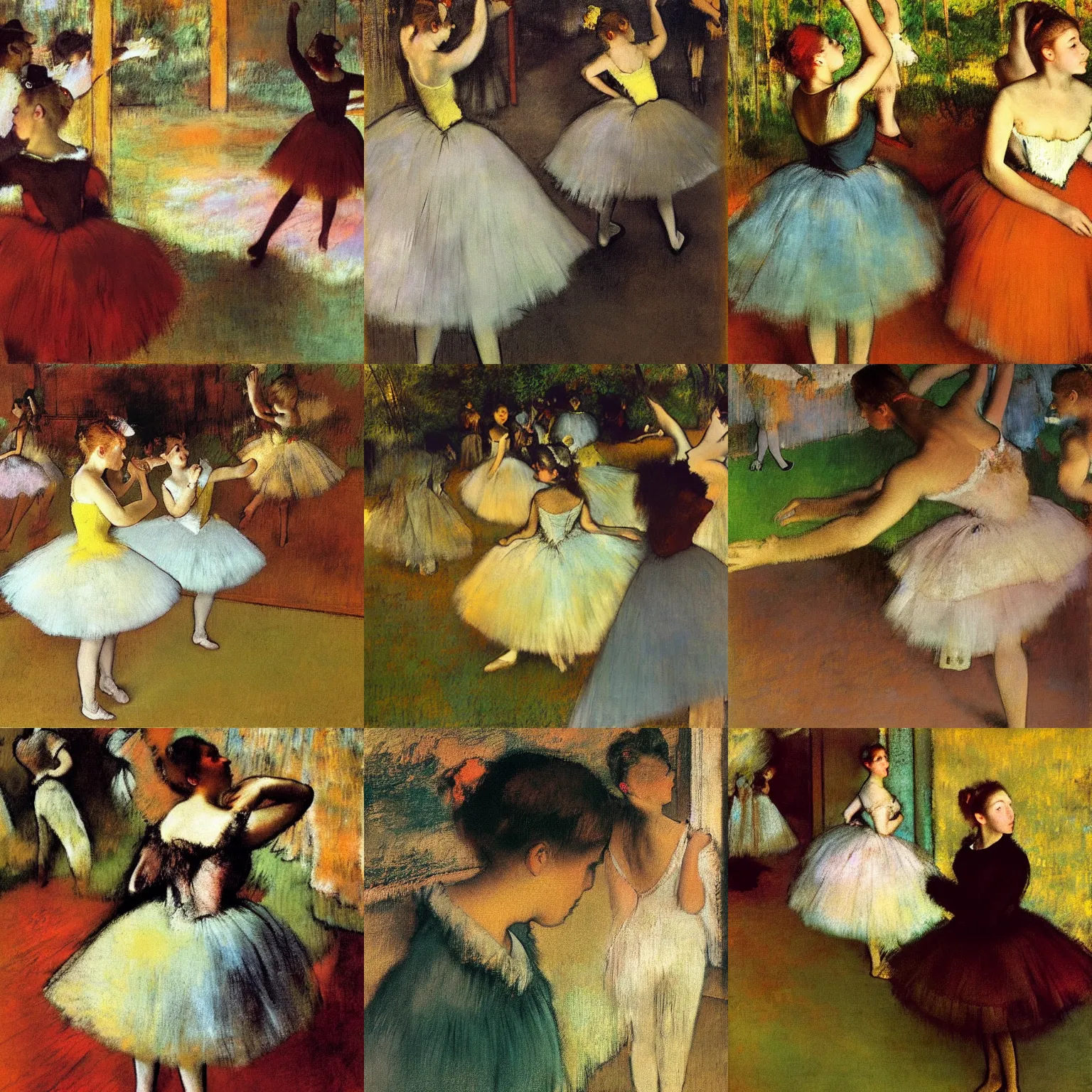 Prompt: an artwork by edgar degas